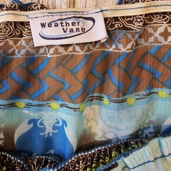 Weathervane Size Large True Vintage 90's Y2K Babydoll Hankerchief Tank New Tag - Picture 6 of 10